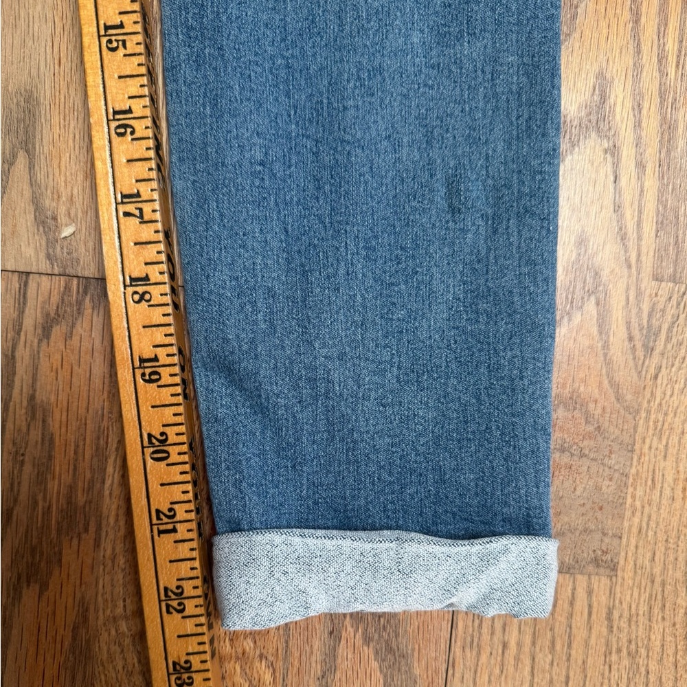 Guess Jeans Womens Medium Blue High Rise Skinny Ankle Stretch Denim Tapered Cuff - Picture 12 of 13